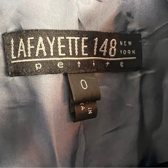 Lafayette 148 New York | light blue suede jacket - Picture 3 of 8